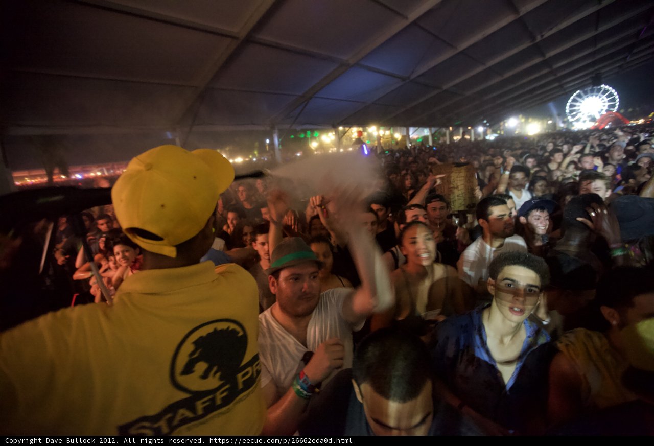 Urban Crowd at Coachella Music Festival