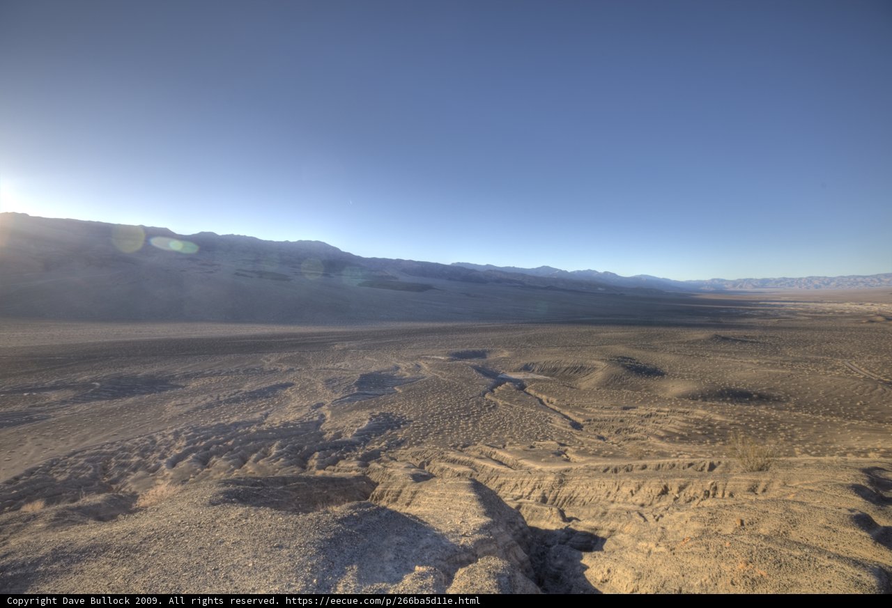 Aerial View of the Desert