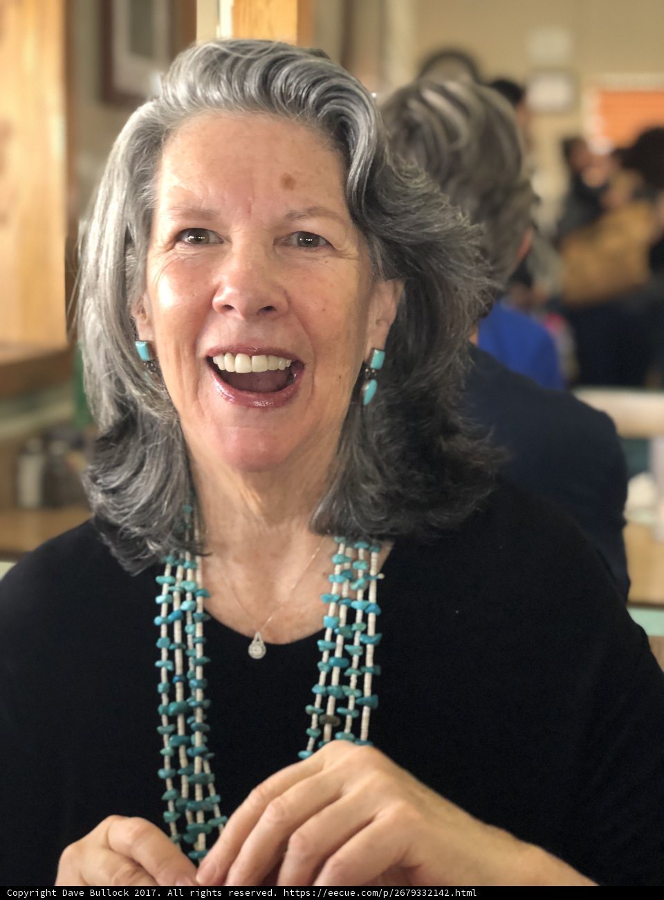 Rhoda B's Joyful Smile and Necklace