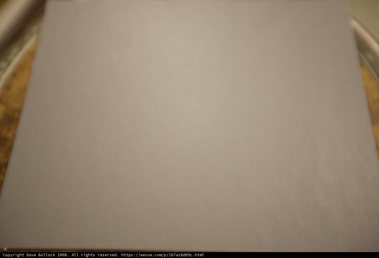 Simple White Paper on a Table