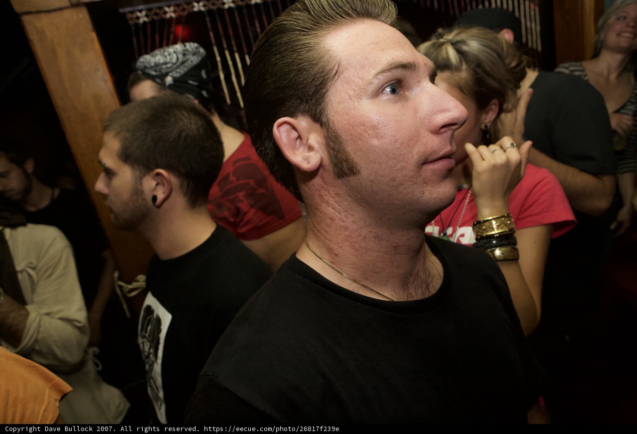 The Bearded Man in the Pub Crowd