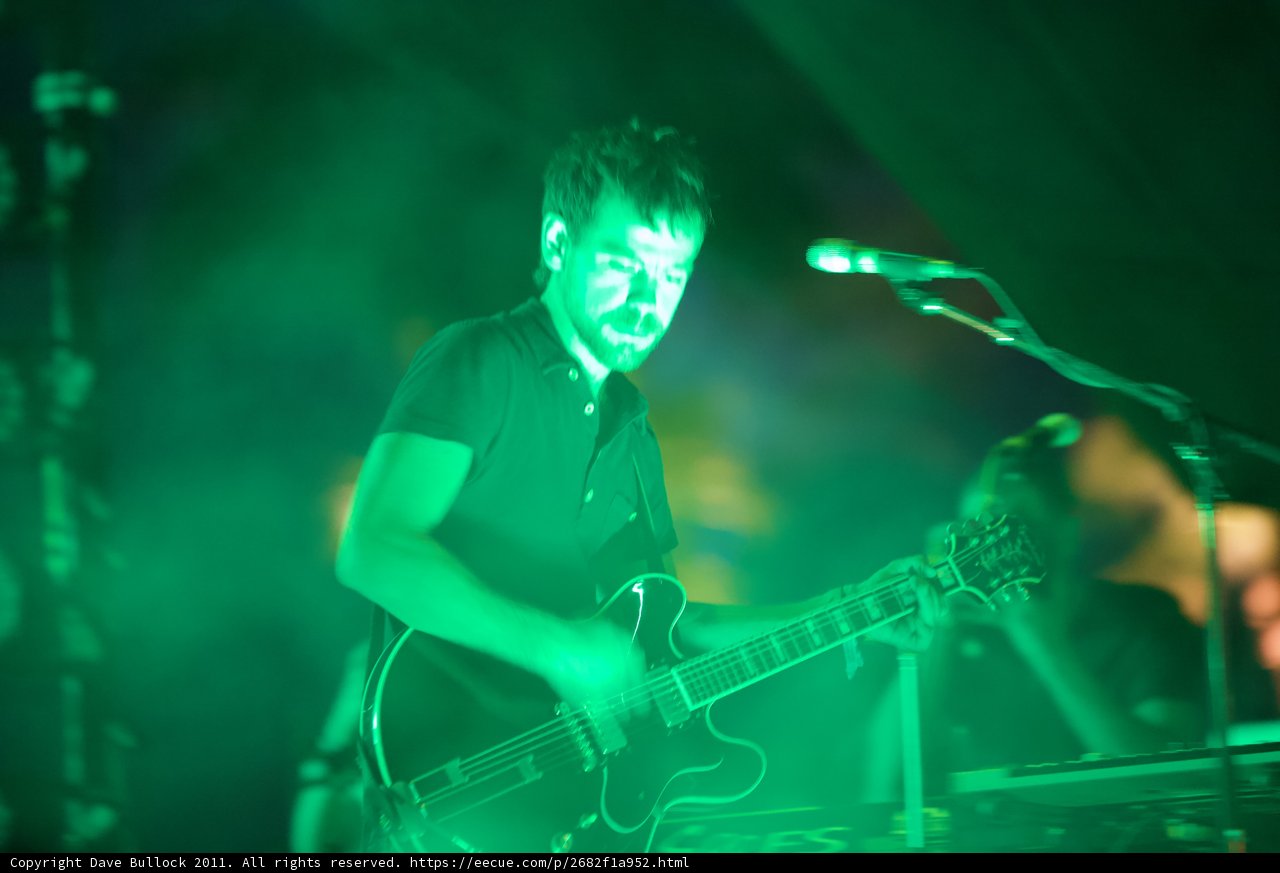 Rocking Out Under The Green Glow