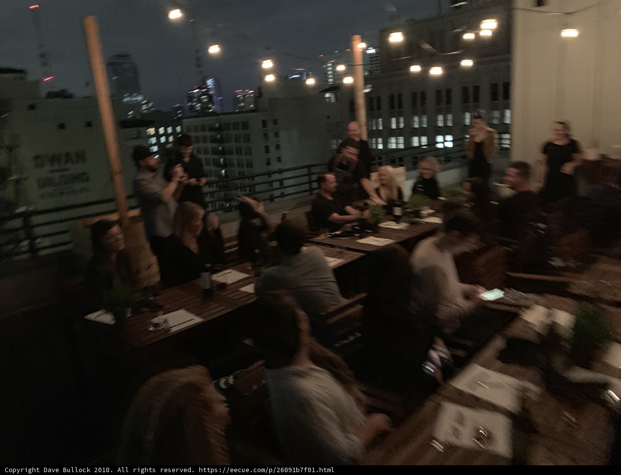 Rooftop Restaurant Party
