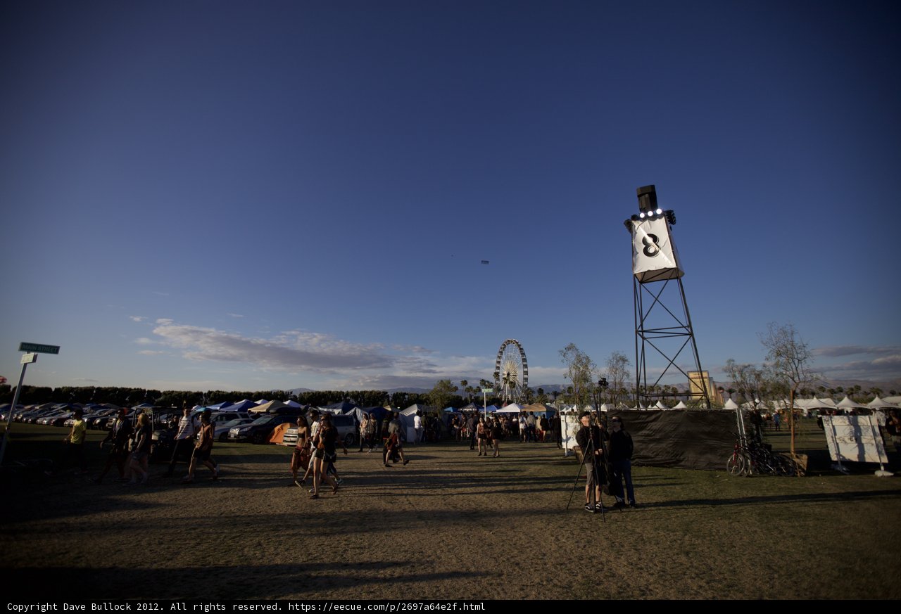 Festival-goers Gather at Clock Tower