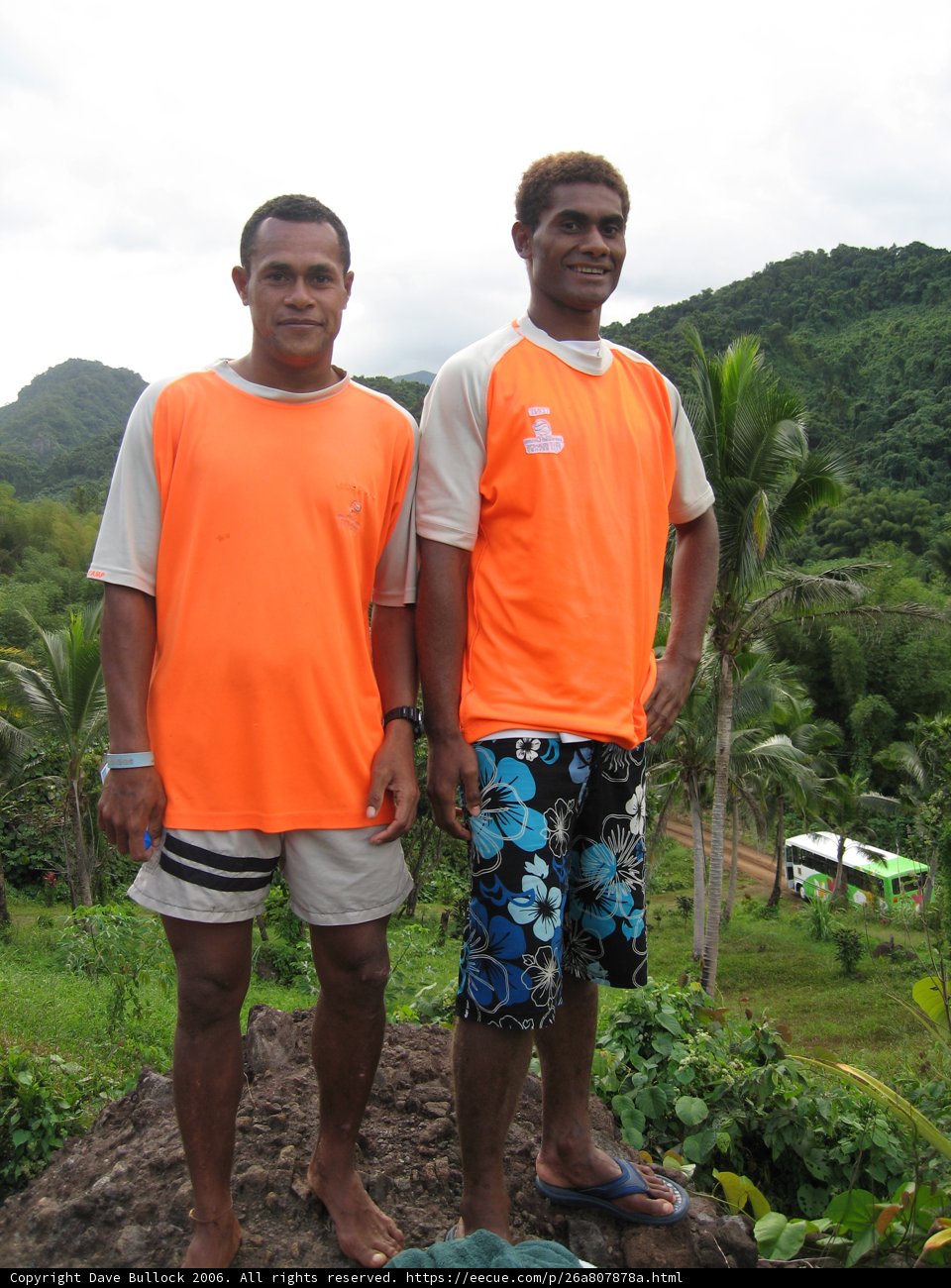 Two Men Enjoying a Scenic View