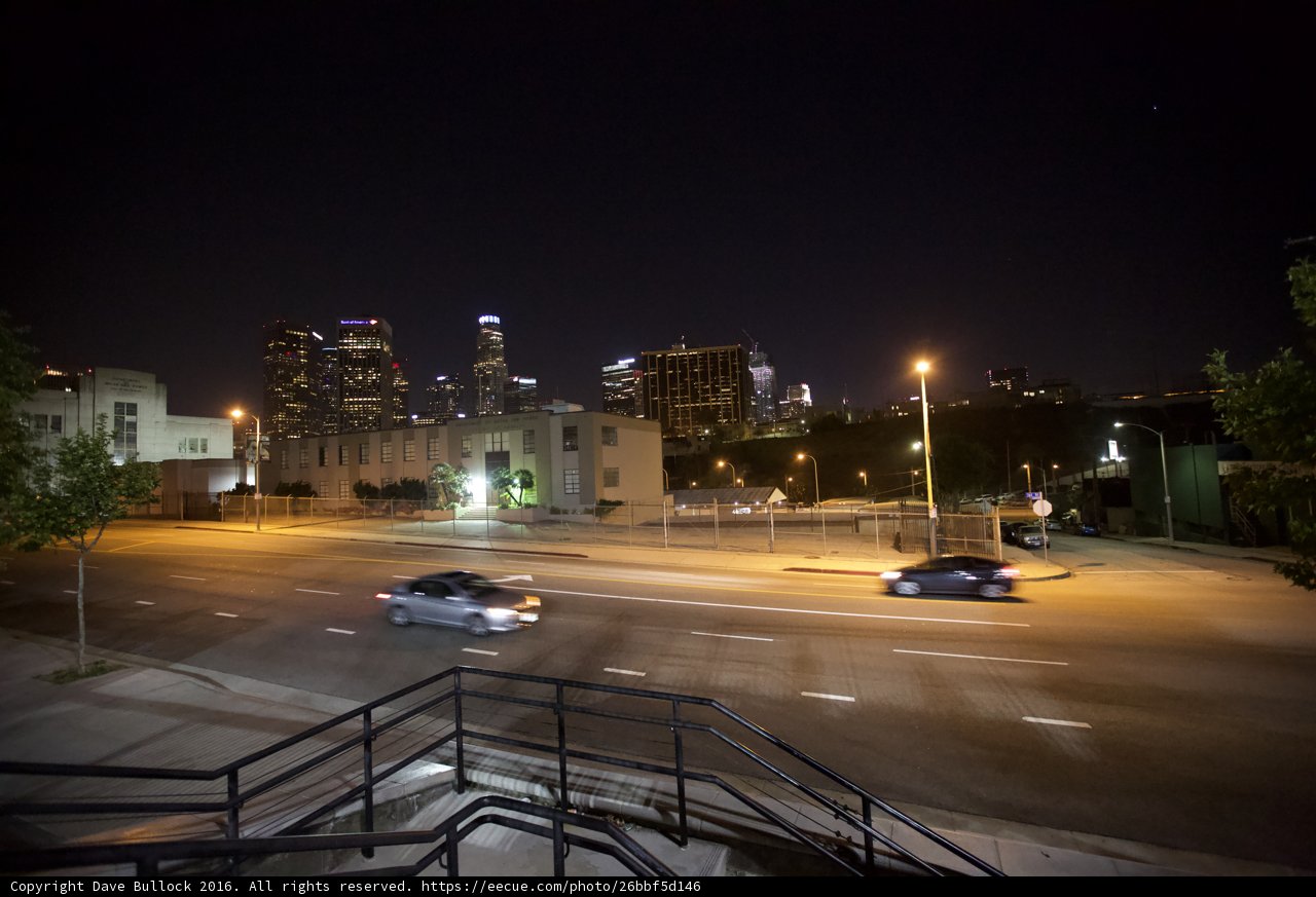 Nighttime Drive Through the City