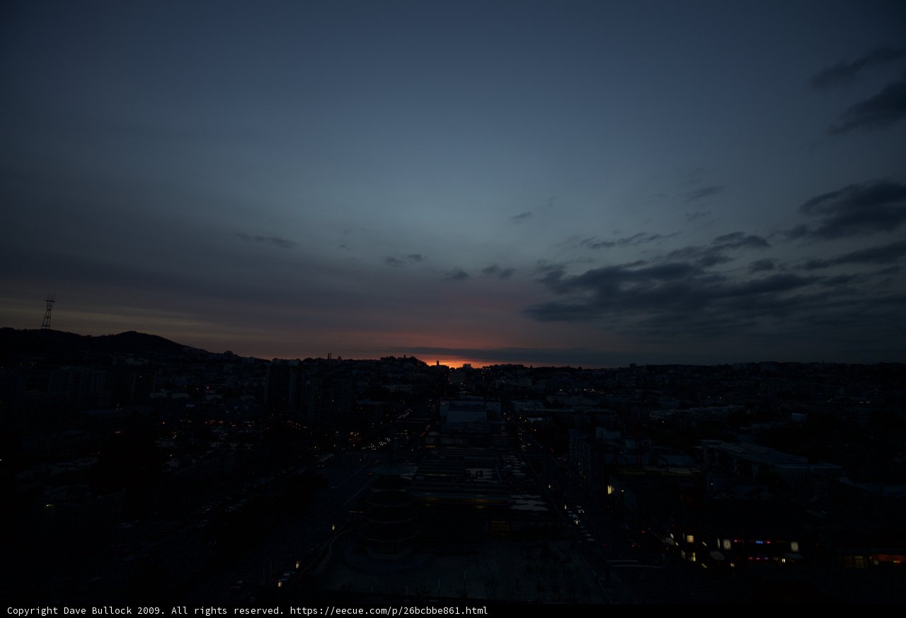 Cityscape at Sunset