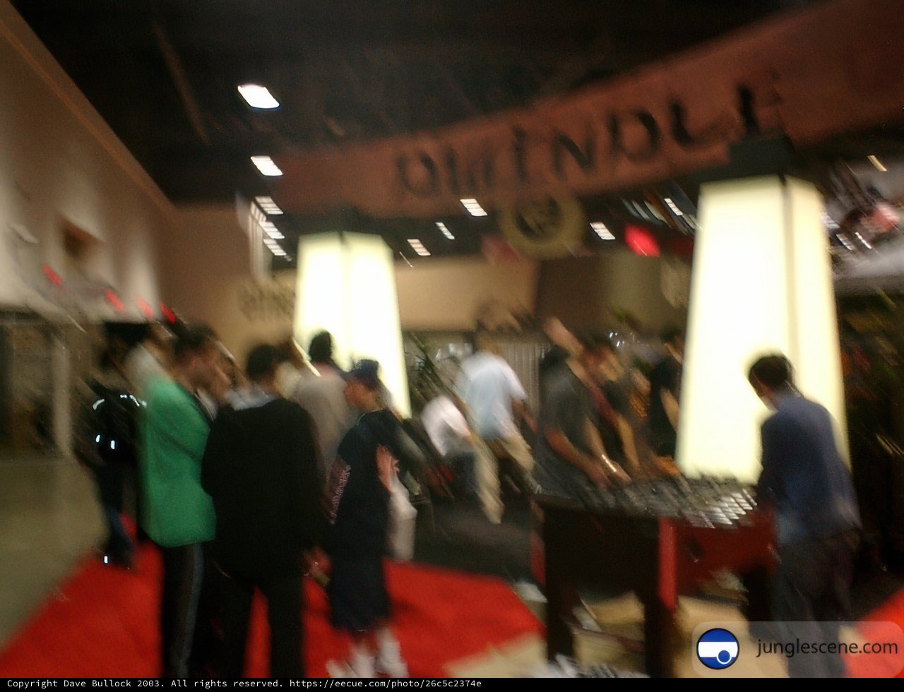Blurry Crowd at Fashion Premiere