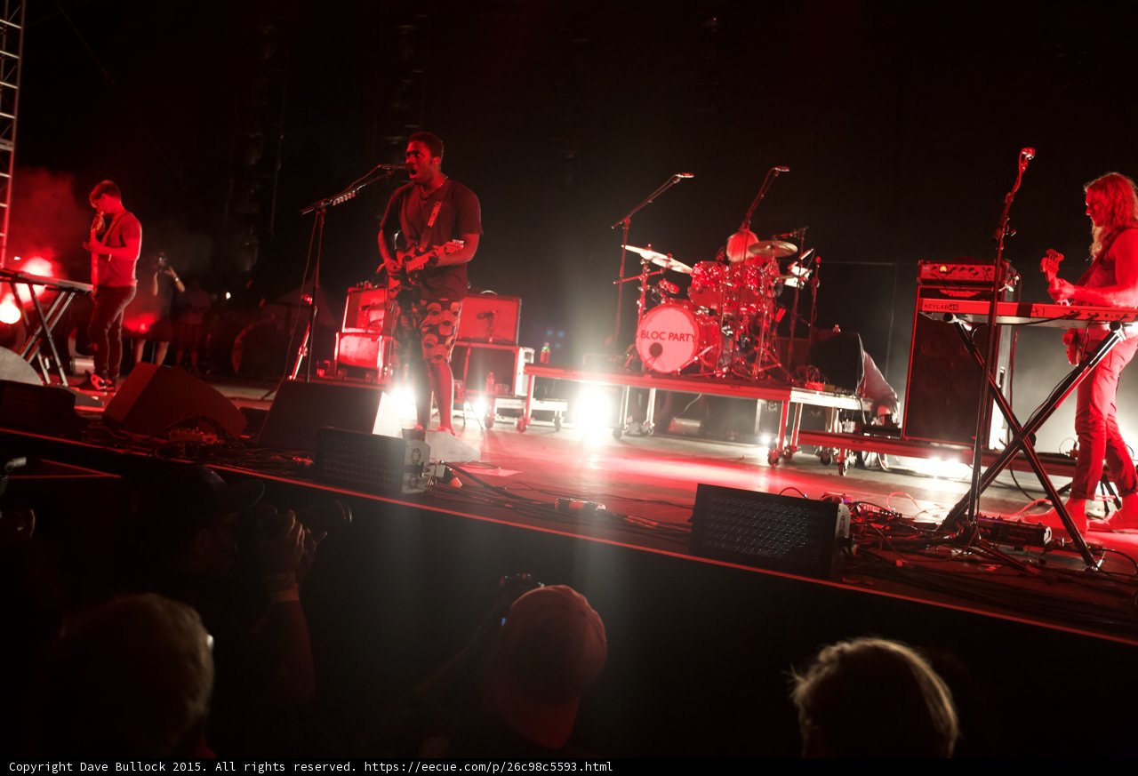 Bloc Party Red Stage Atmosphere