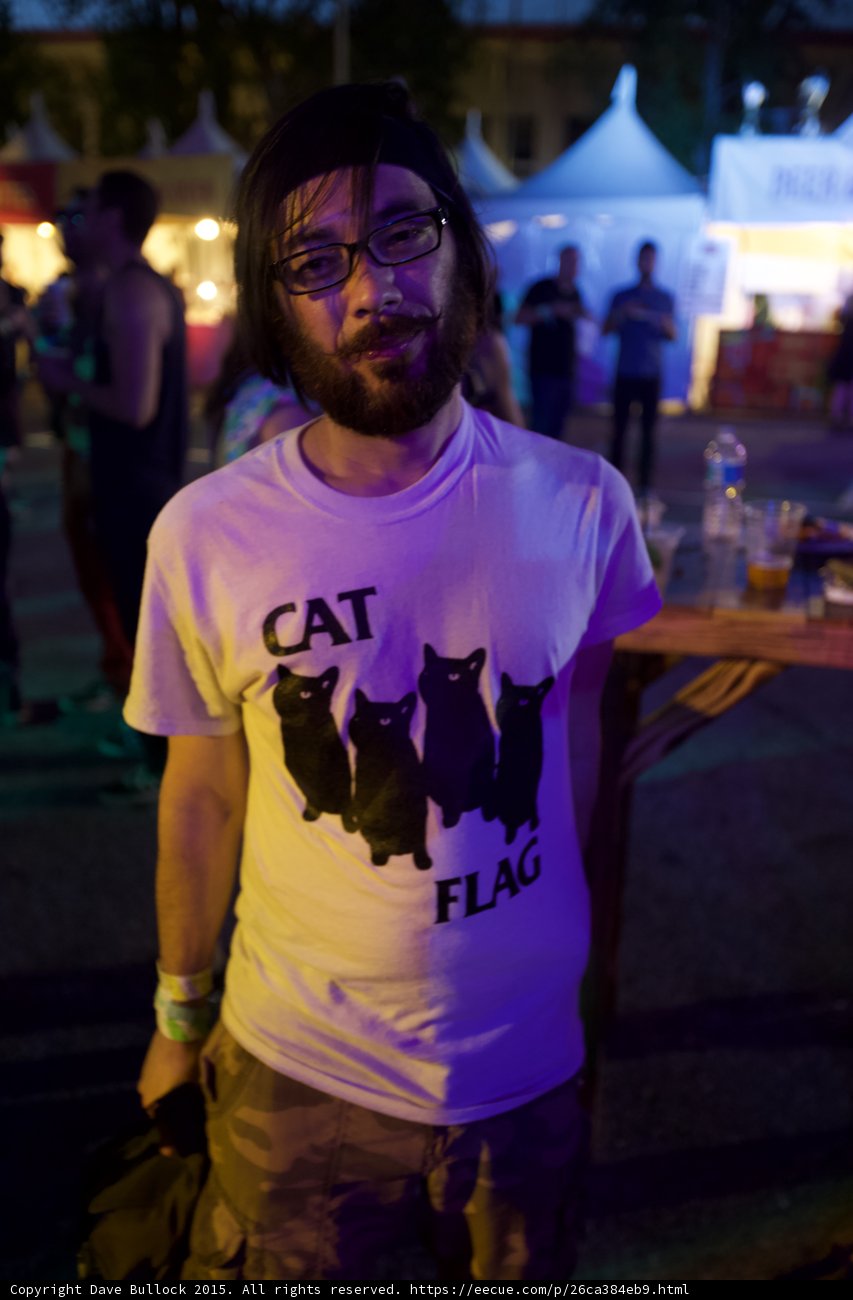 Cat Flag Shirt Full View Purple Light
