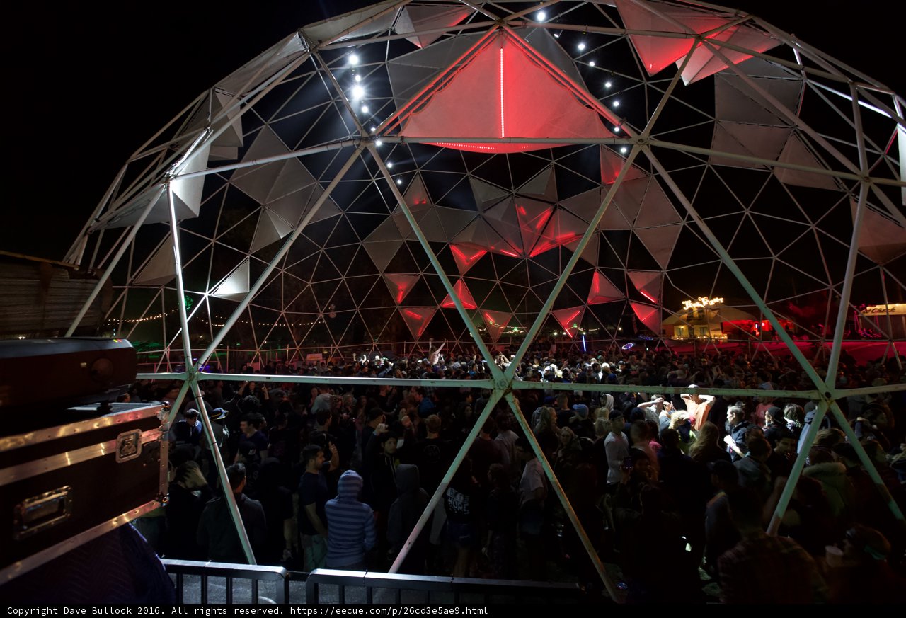 Spectacular Dome at Coachella Concert