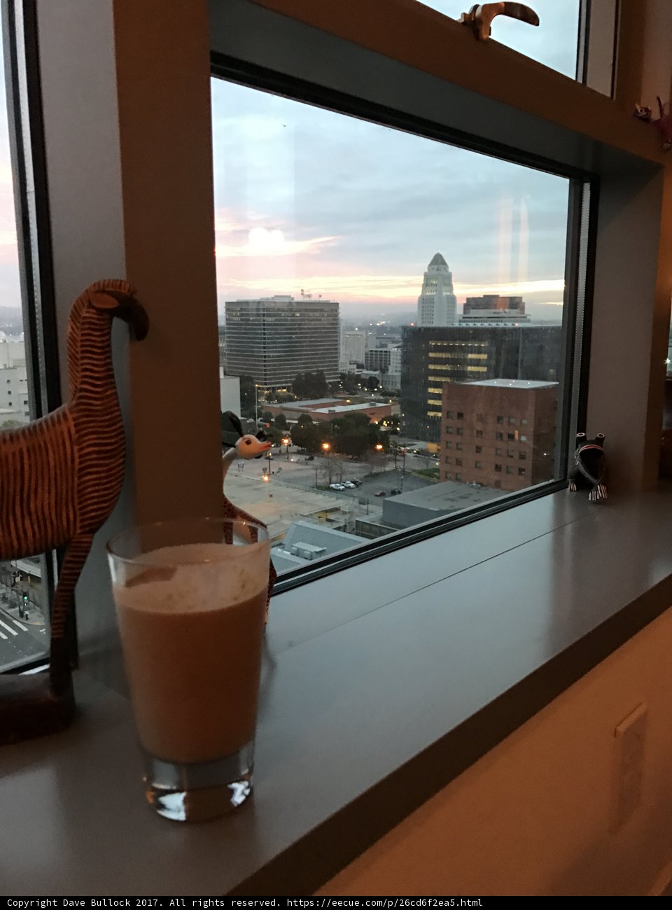 Coffee with a City View