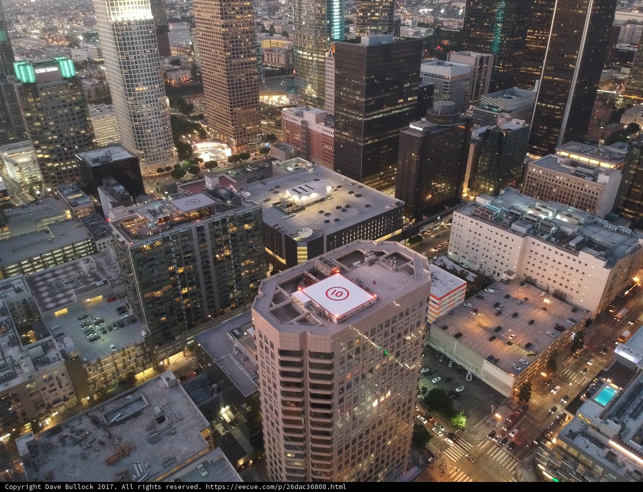 Panoramic View of Downtown Los Angeles