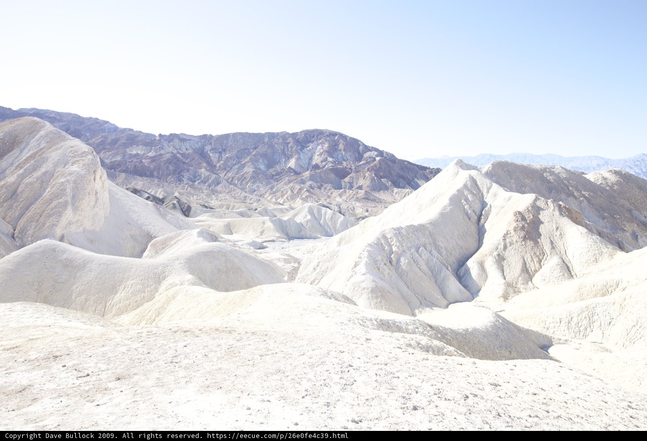 Summit of the Majestic Death Valley Mountain Range