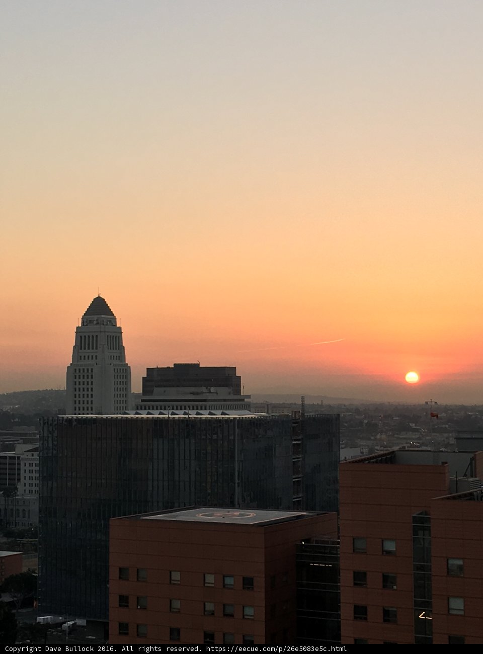 Los Angeles Sunset Skyline