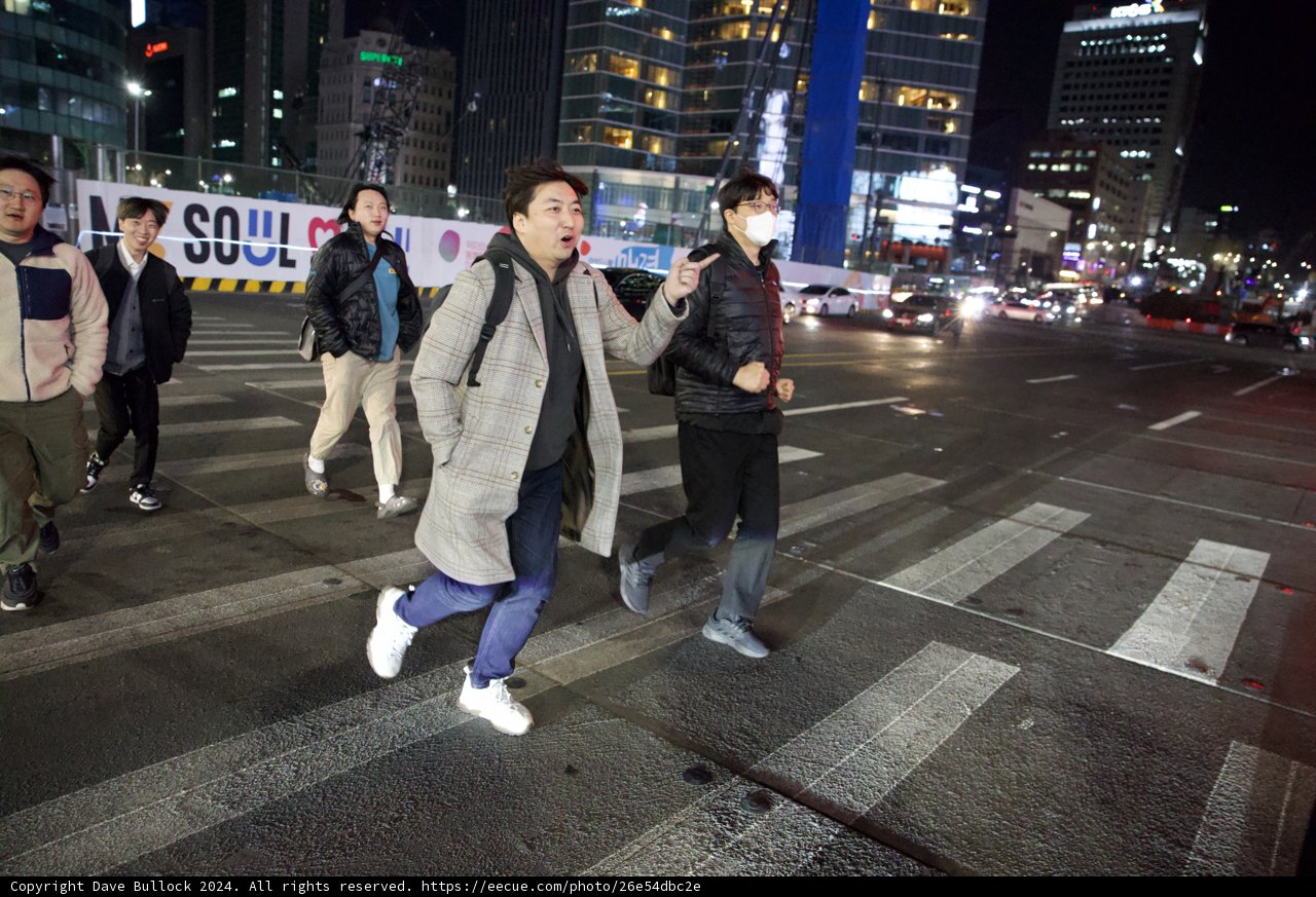 Nocturnal Bustle in Seoul