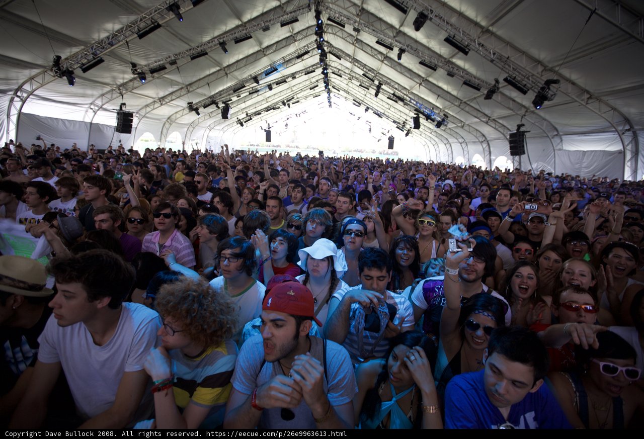 Masses Gathered for Music