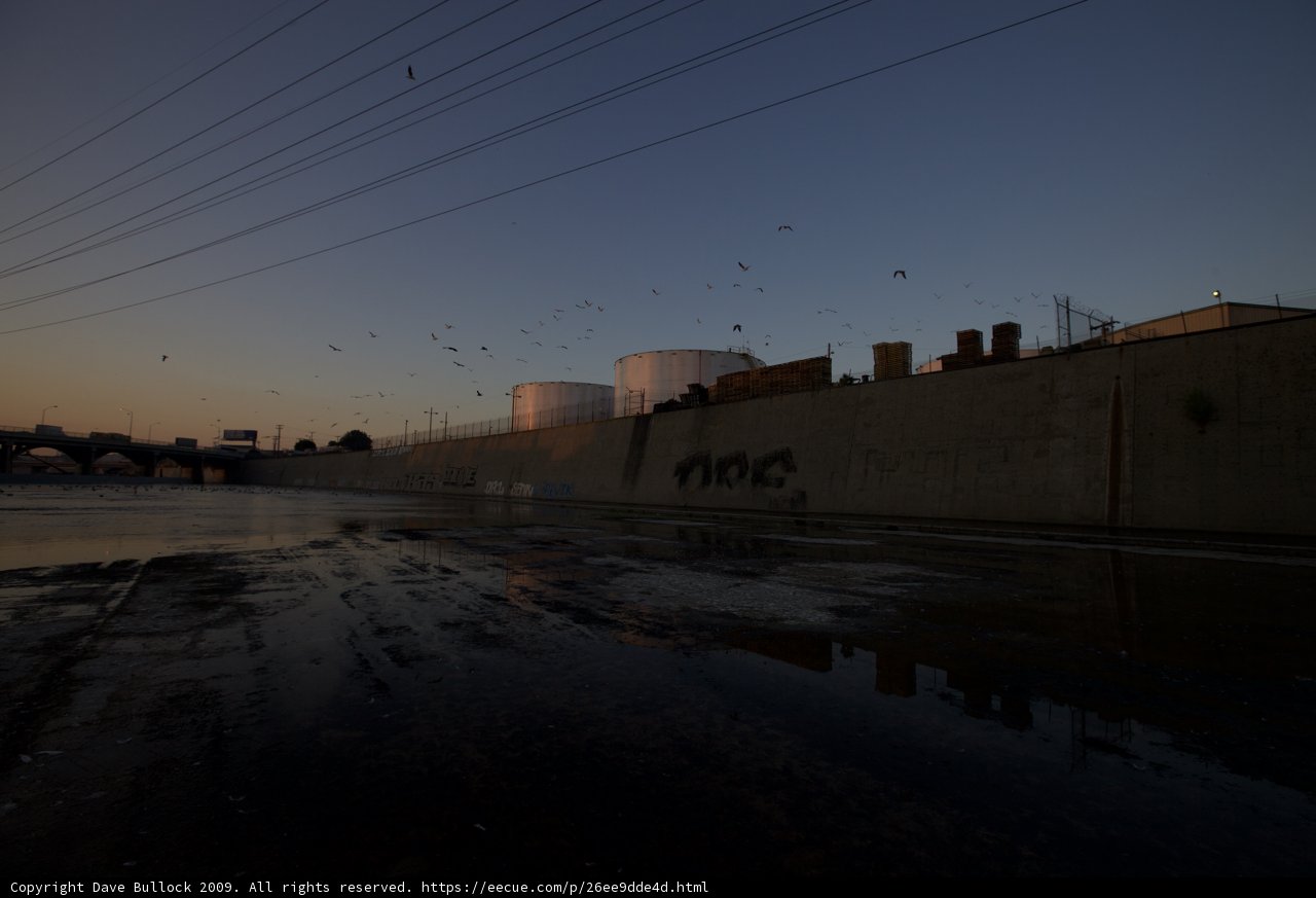 Sunset Over the LA River