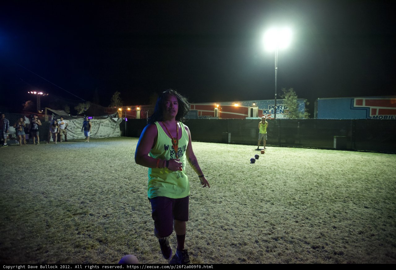 Nighttime Soccer Game