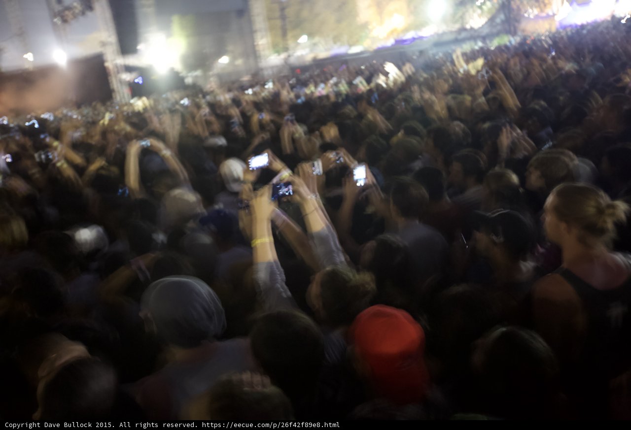 Blurred Arms and Phones