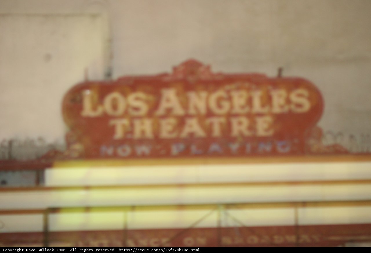 Los Angeles Theatre Diner