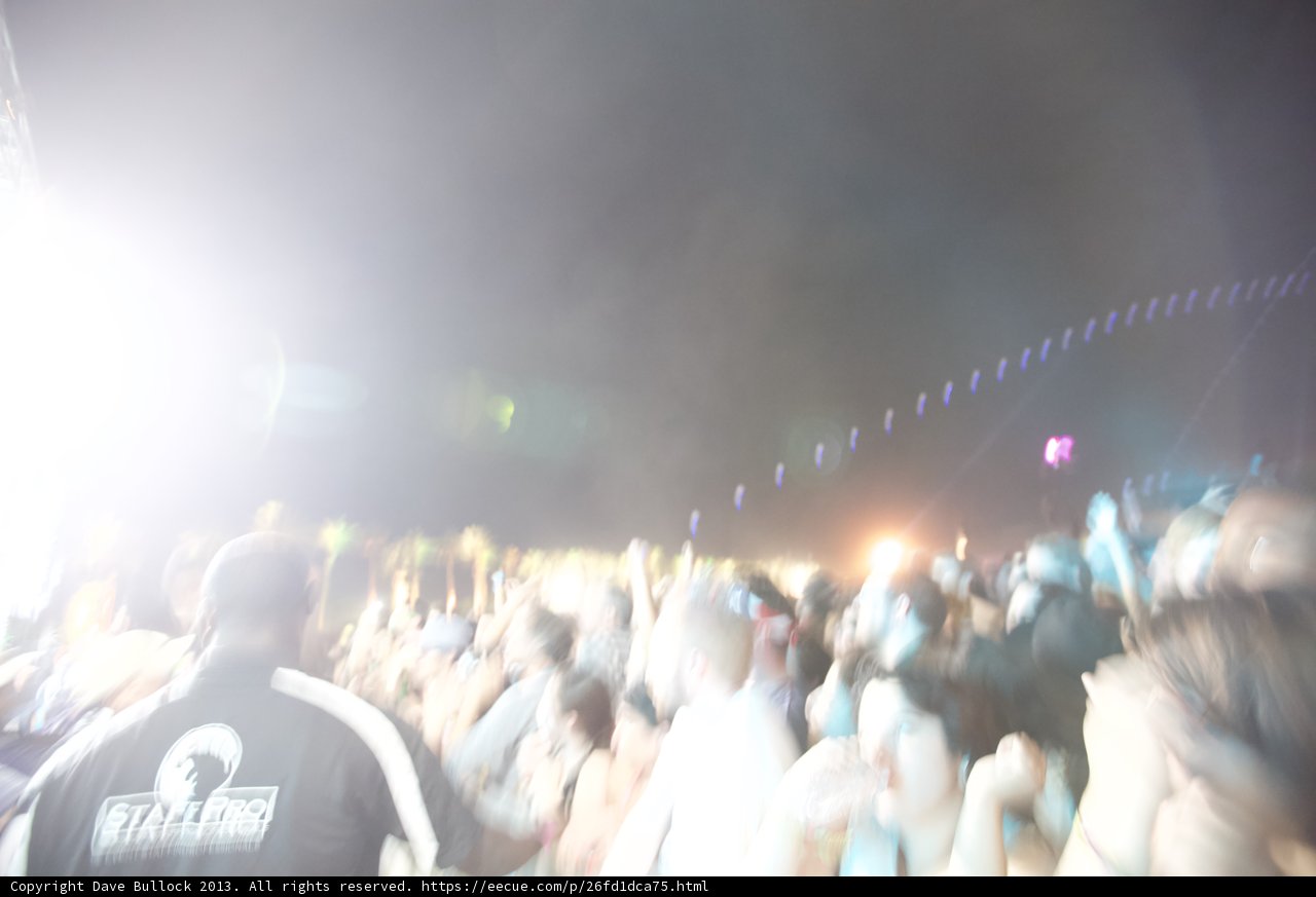 Lighting up the Night: A Crowd Rocking Out