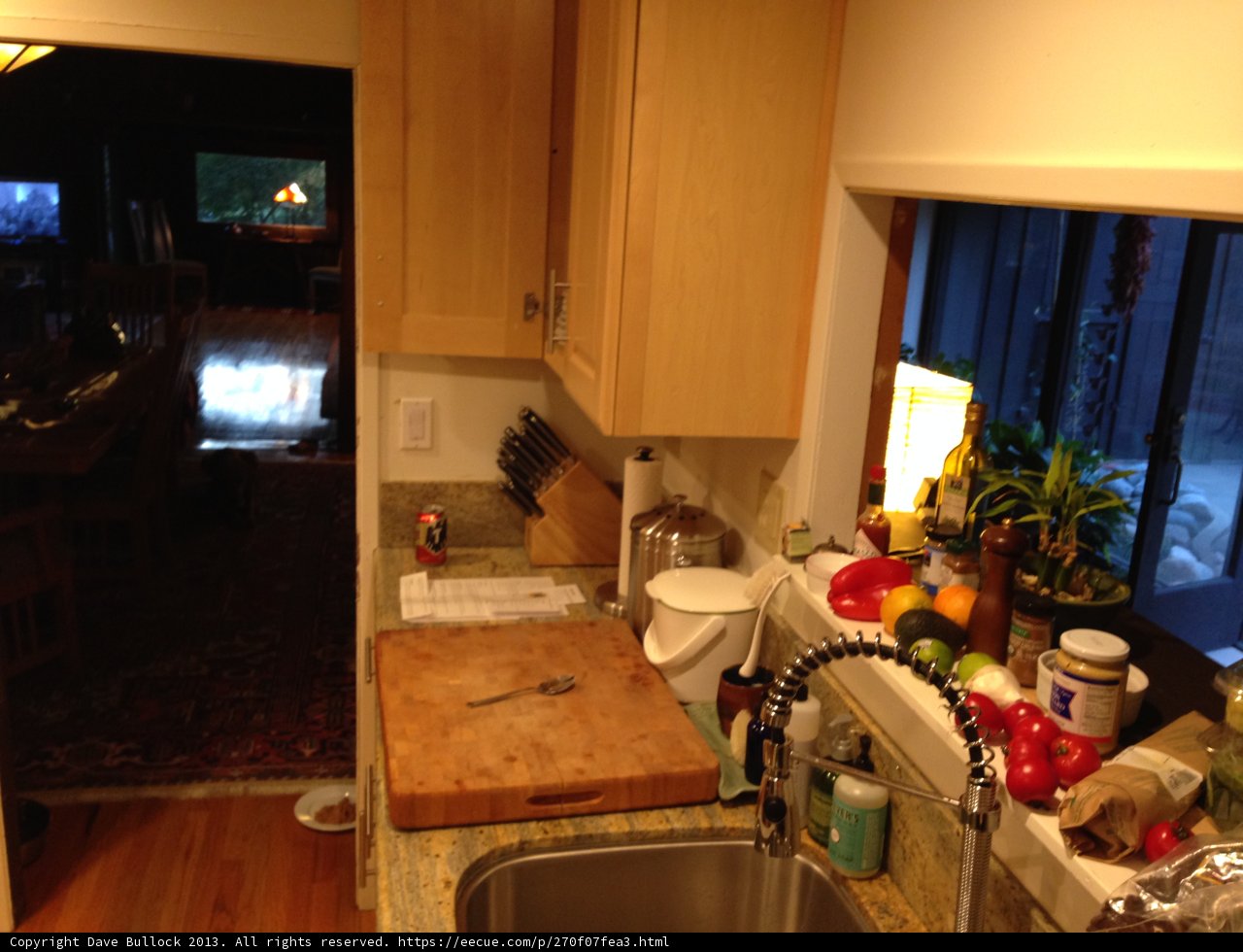 Wood Cabinetry and Decorative Plants in an Altadena Kitchen