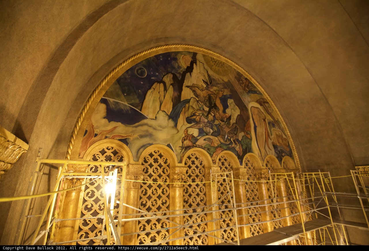 Iconic Murals Painted on the Ceilings of Temple