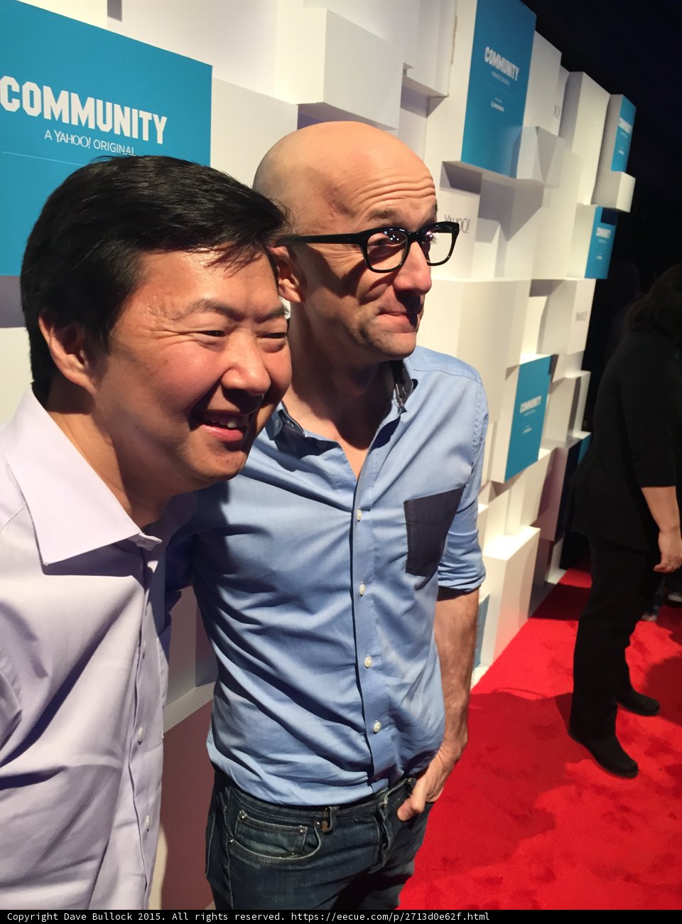 Ken Jeong and Jim Rash Laughing at SXSW