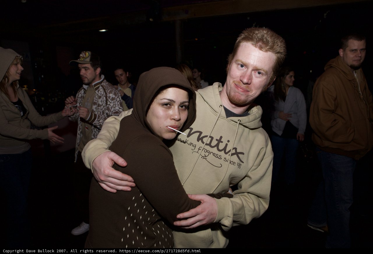 Warm Embrace at Party