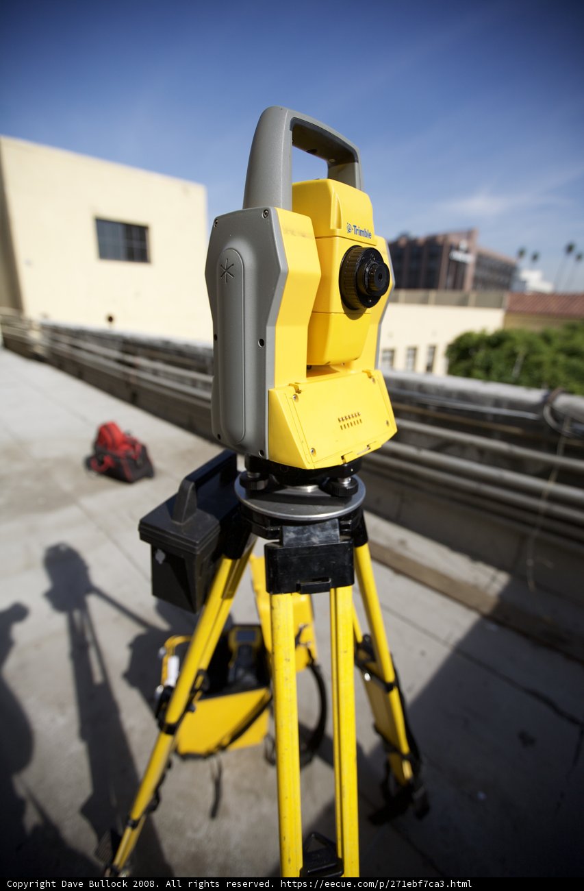 Total Station on Rooftop