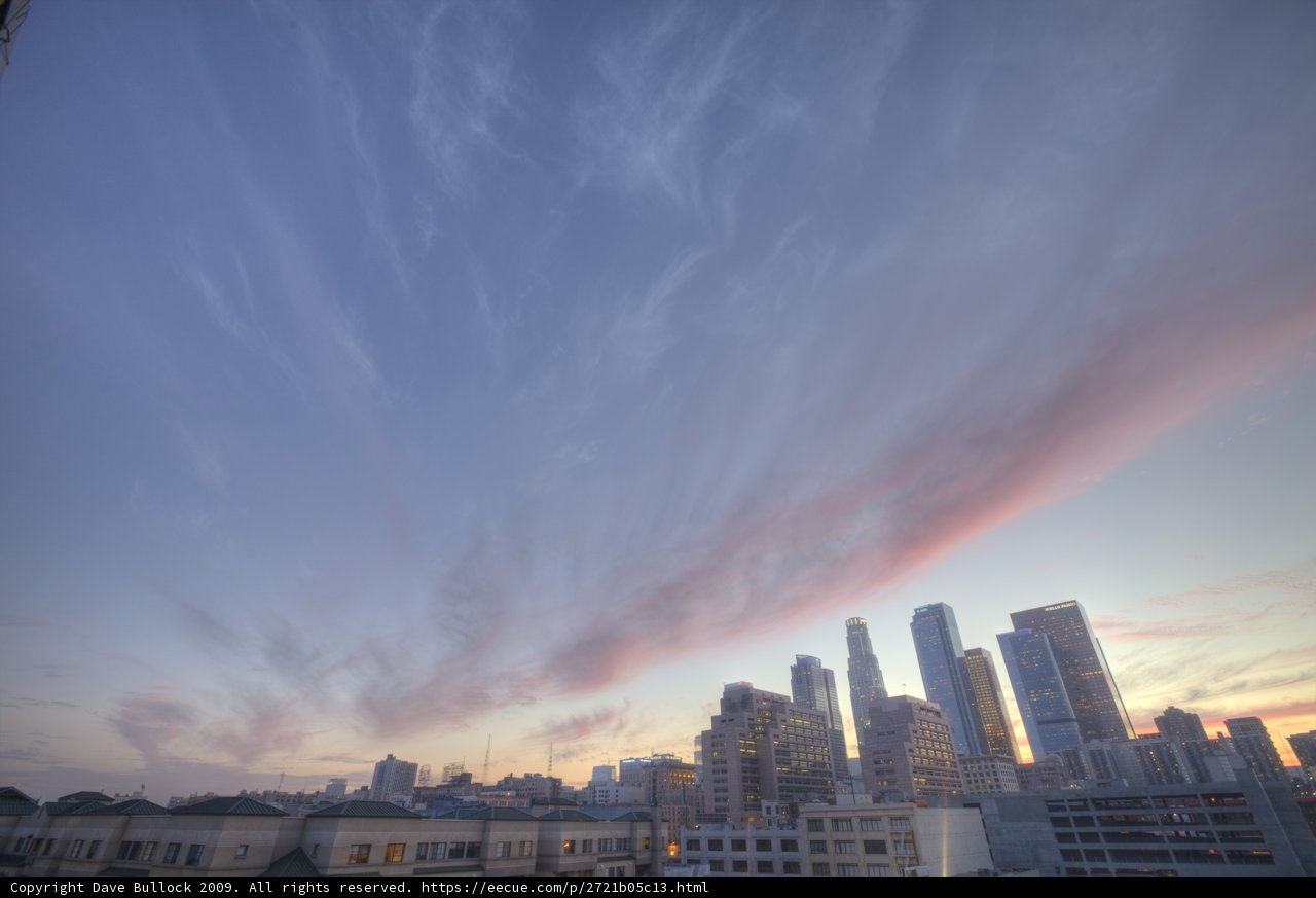 Sunset over the Urban Metropolis