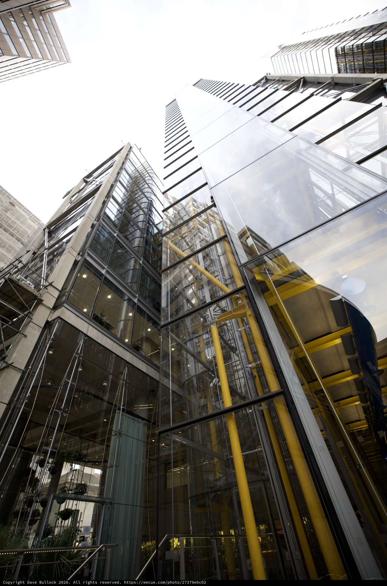 Modern Glass Architecture in London Financial District