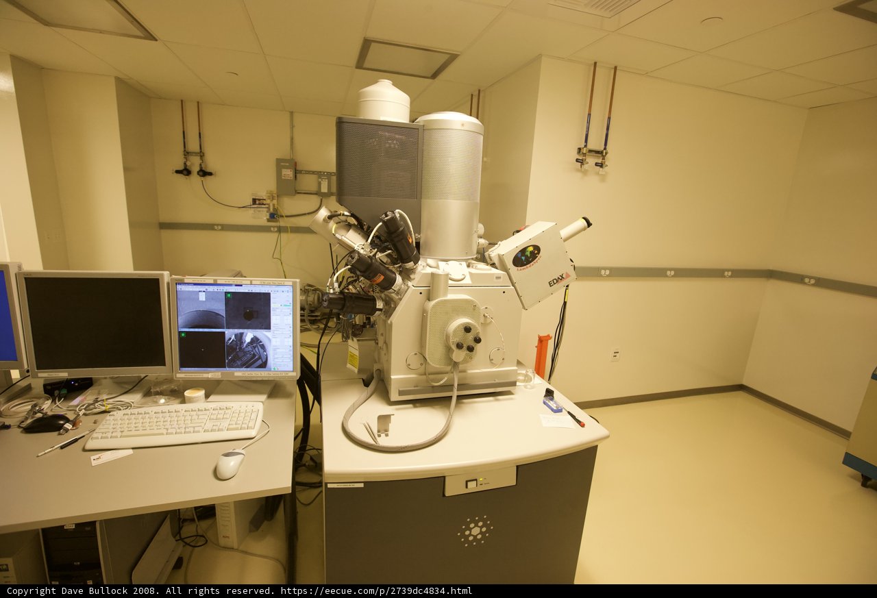 Computer and Microscope in a Lab