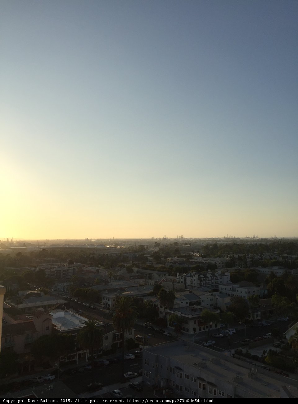 Urban Sunset in Long Beach