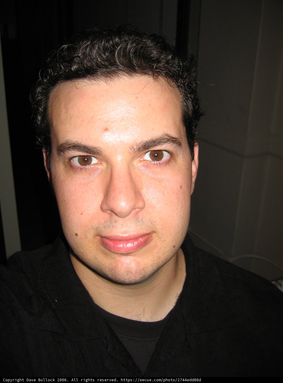 Dave B's Black Shirt Portrait