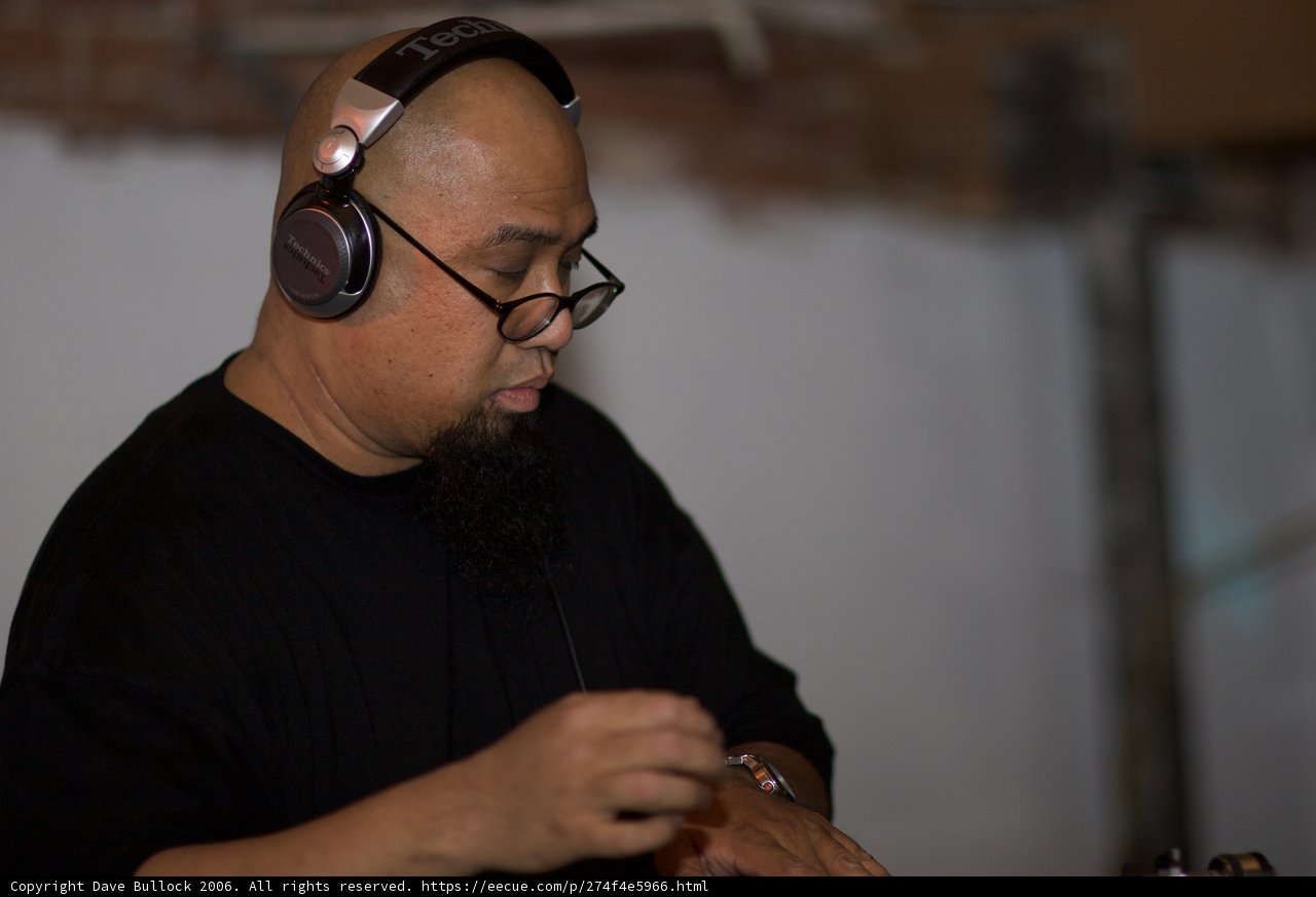 DJ Rhettmatic in his element