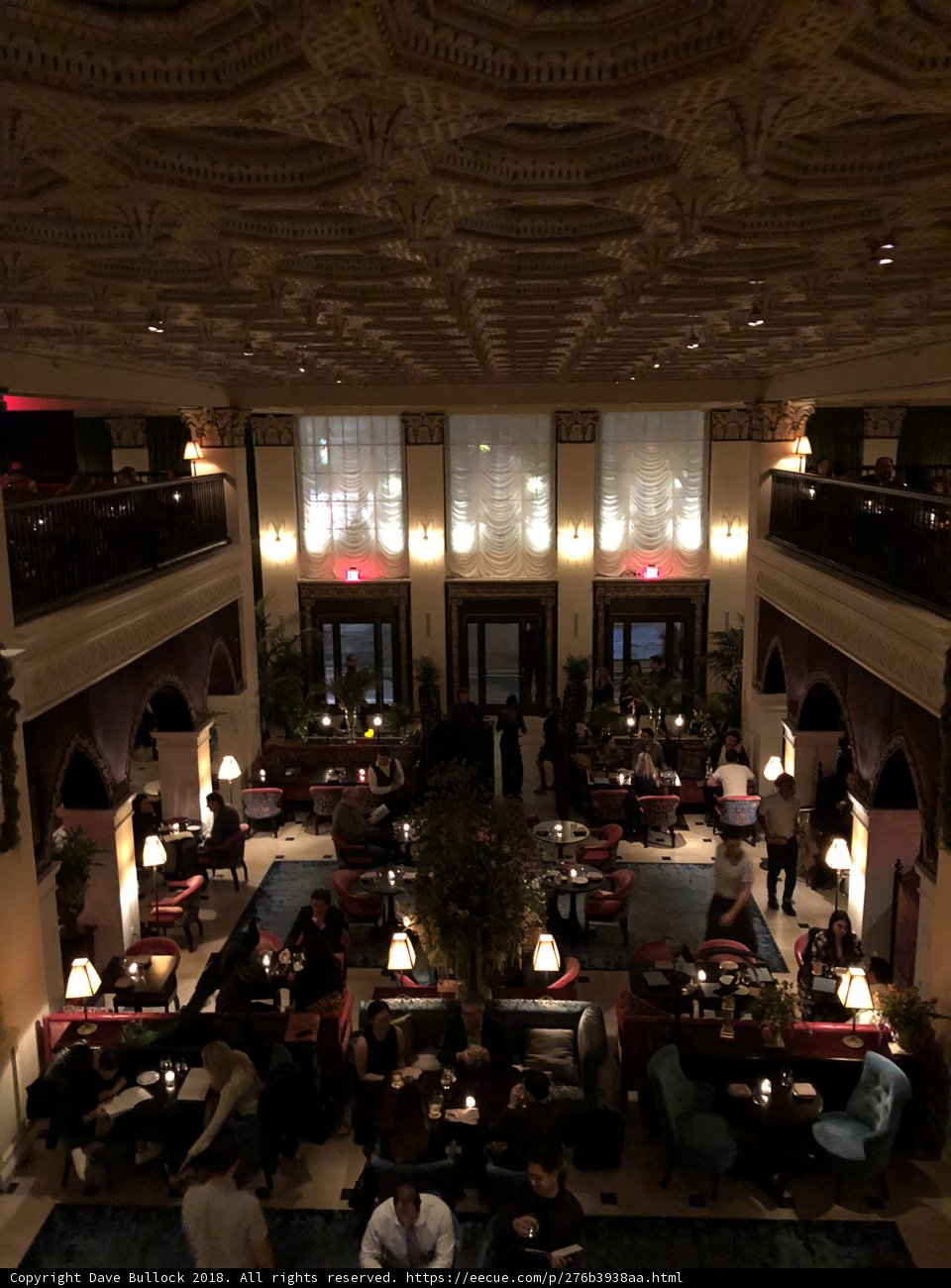 Bustling Dining Room at Los Angeles Hotel