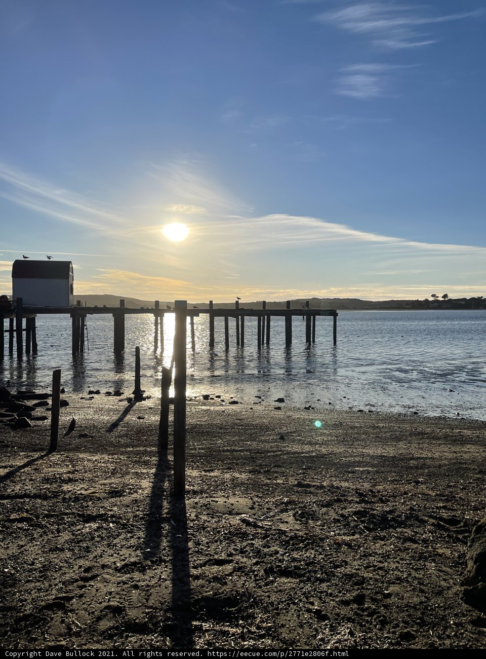 Sunset at Bodega Bay Pier