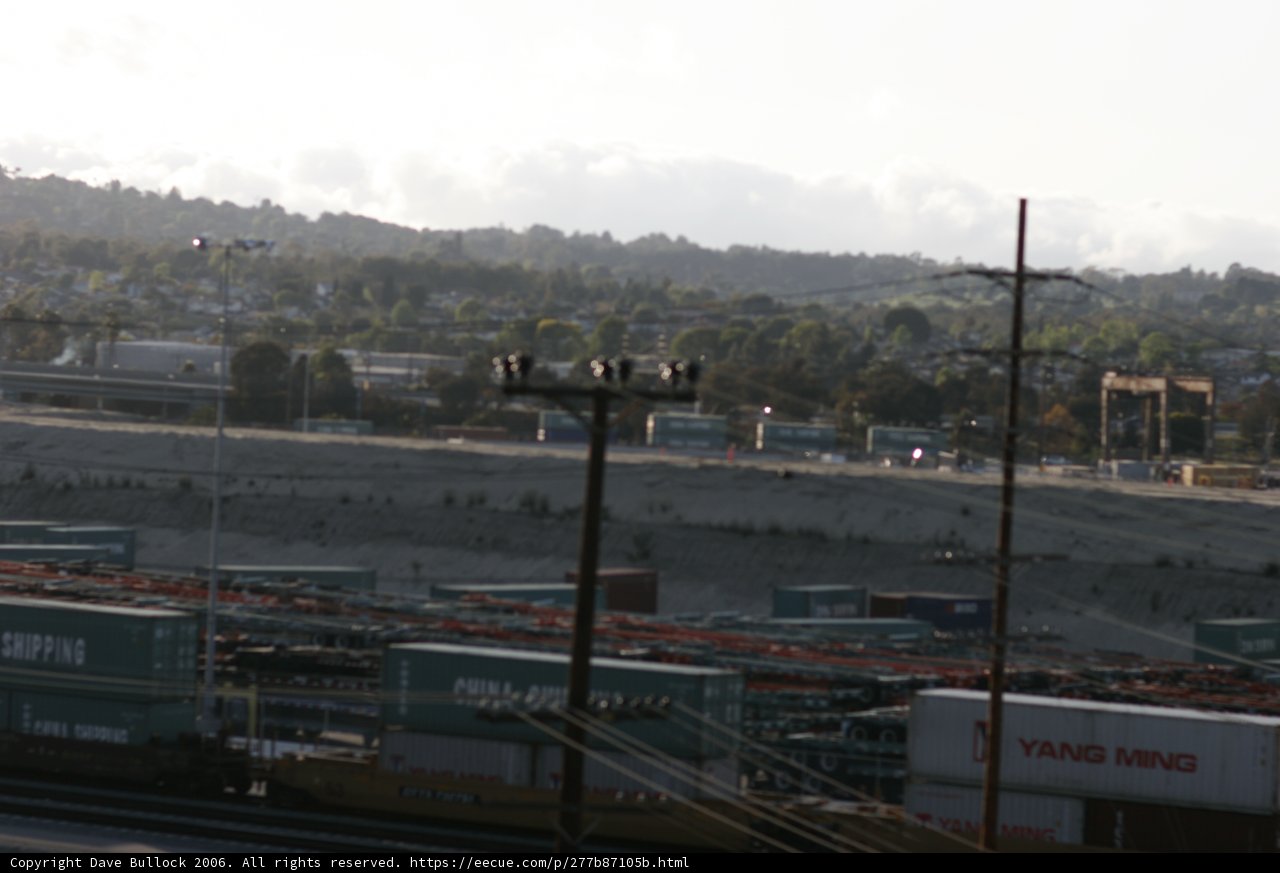 Busy Train Station and Truck Hub