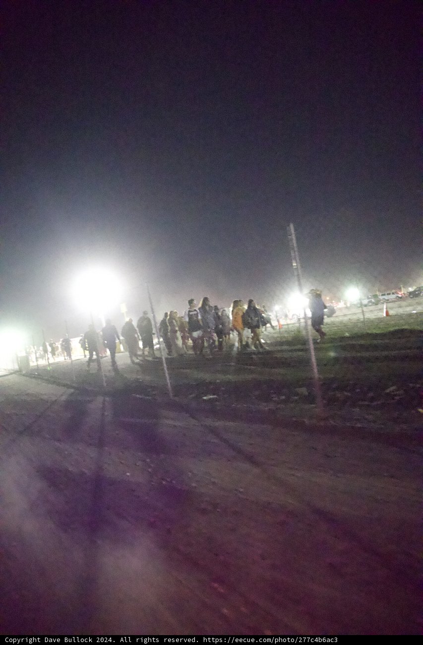 Mystical March: A Nighttime Journey at Coachella 2024