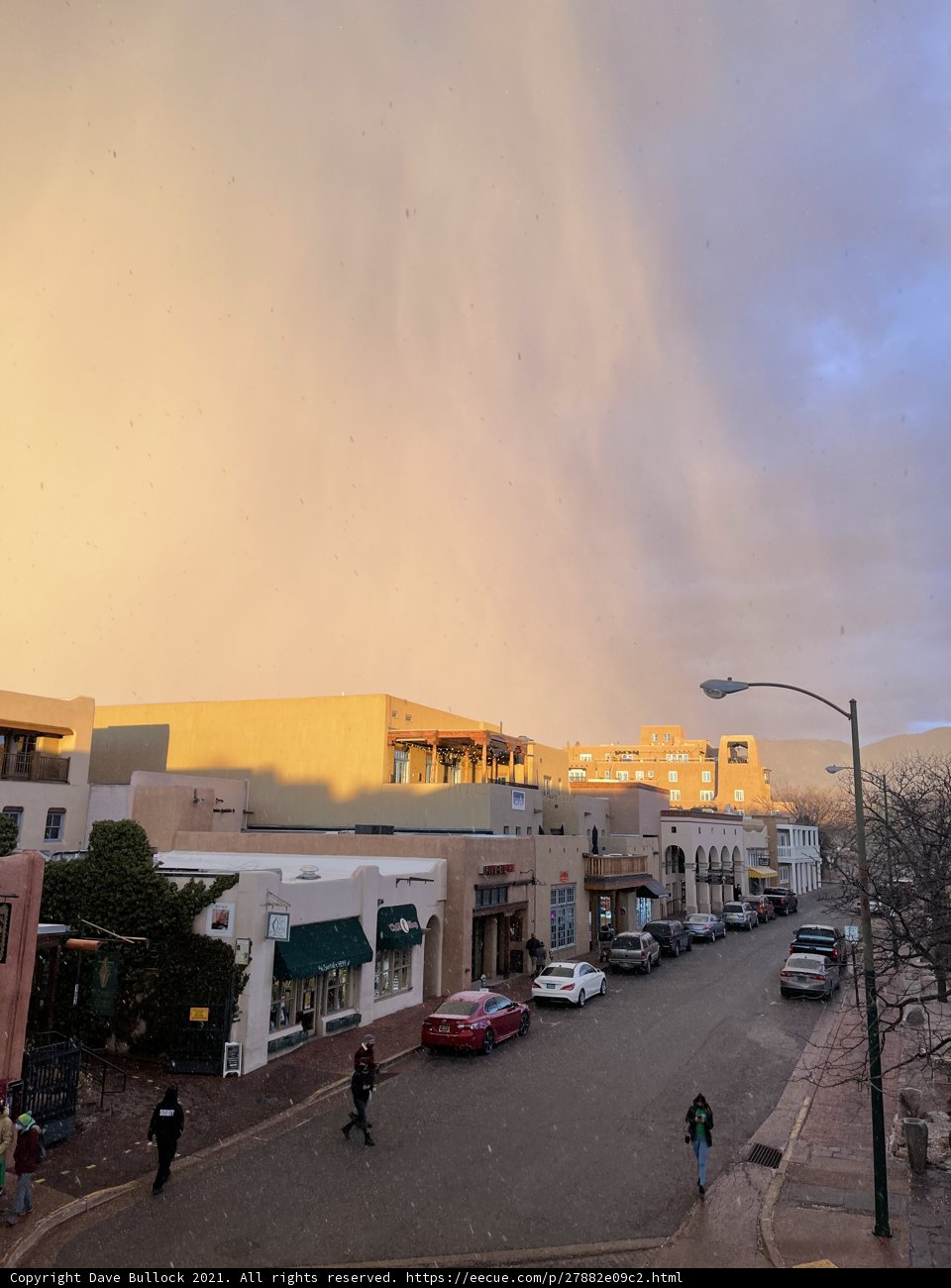 Rainbow Over an Urban Street