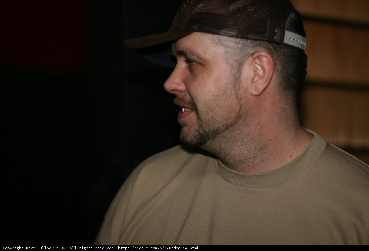 Sam R rocking a baseball cap