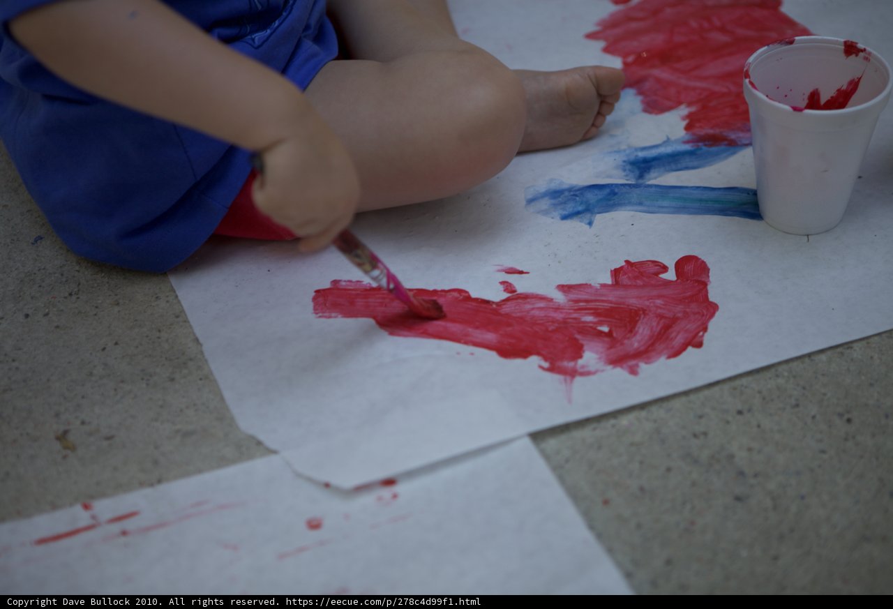 Little Artist at Work