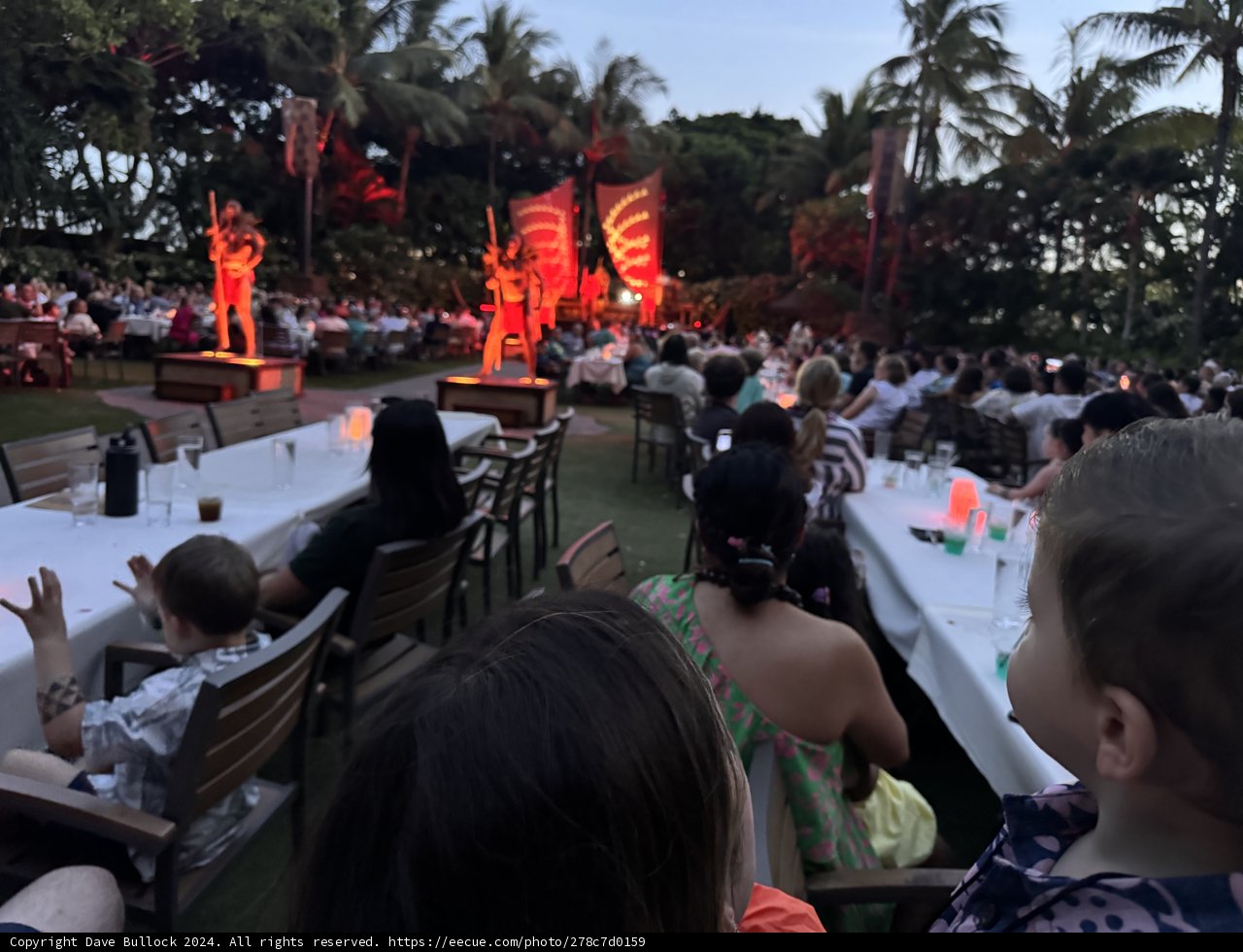 Evening Luau at Aulani