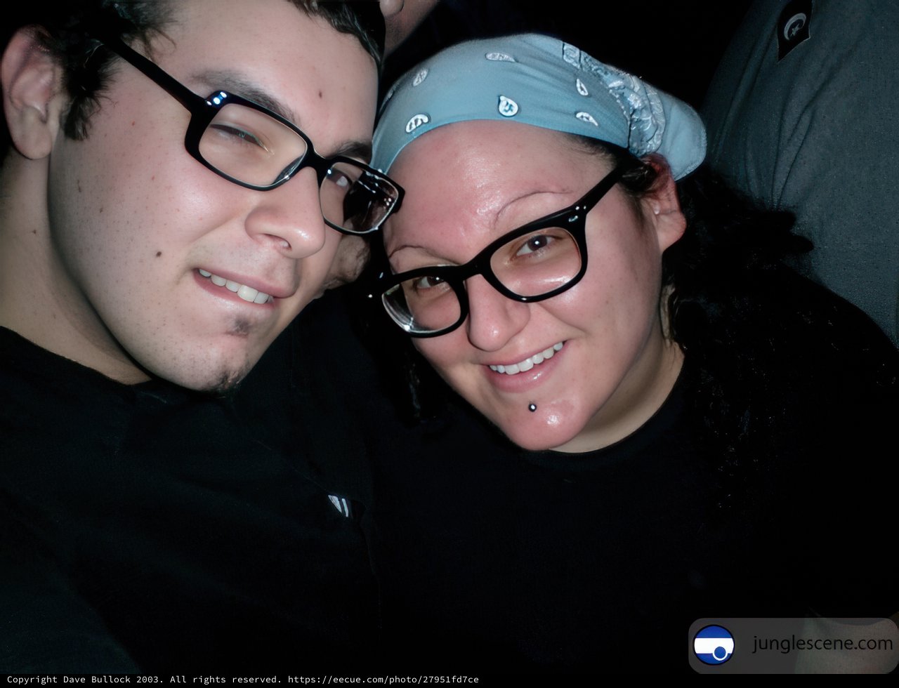 Two Glasses-Wearing Friends