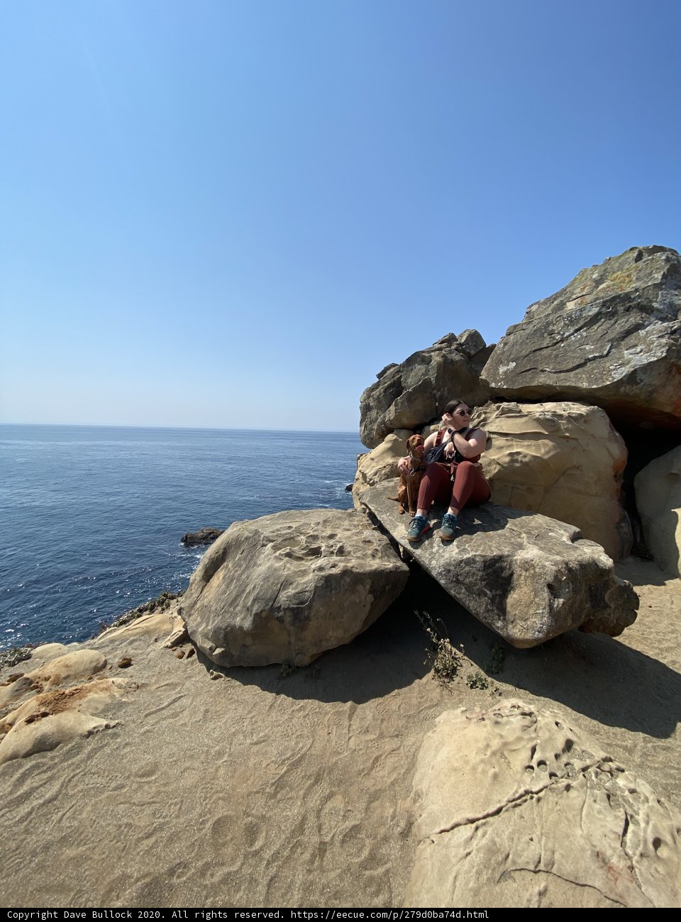 Rock Climbing by the Ocean