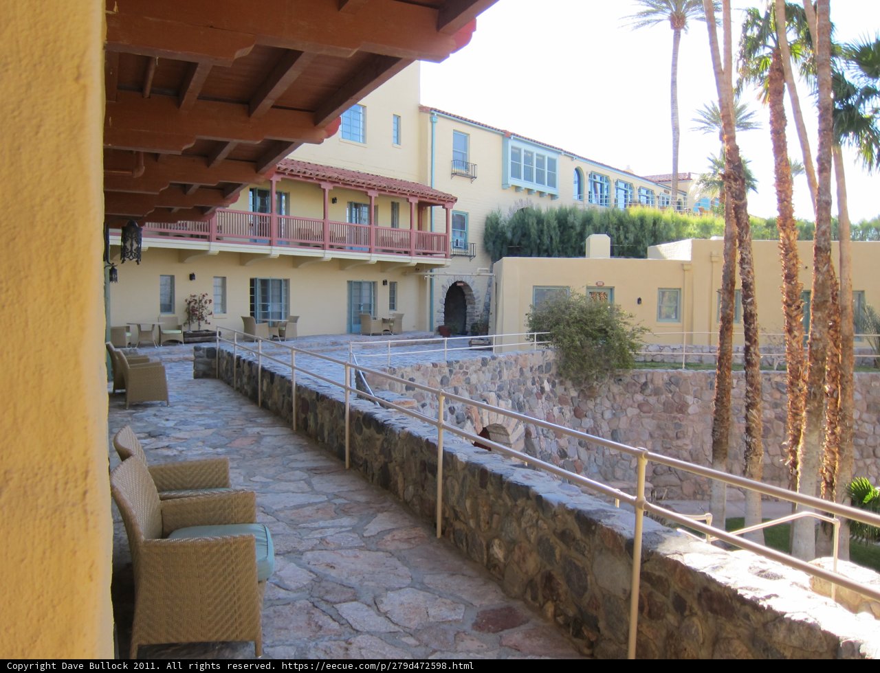 A Stroll Through the Villa's Flagstone Path