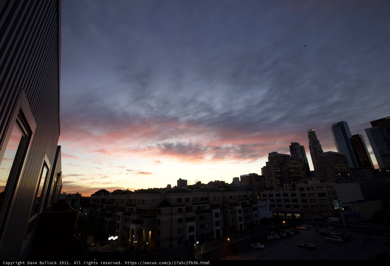 Sunset over the Urban Metropolis