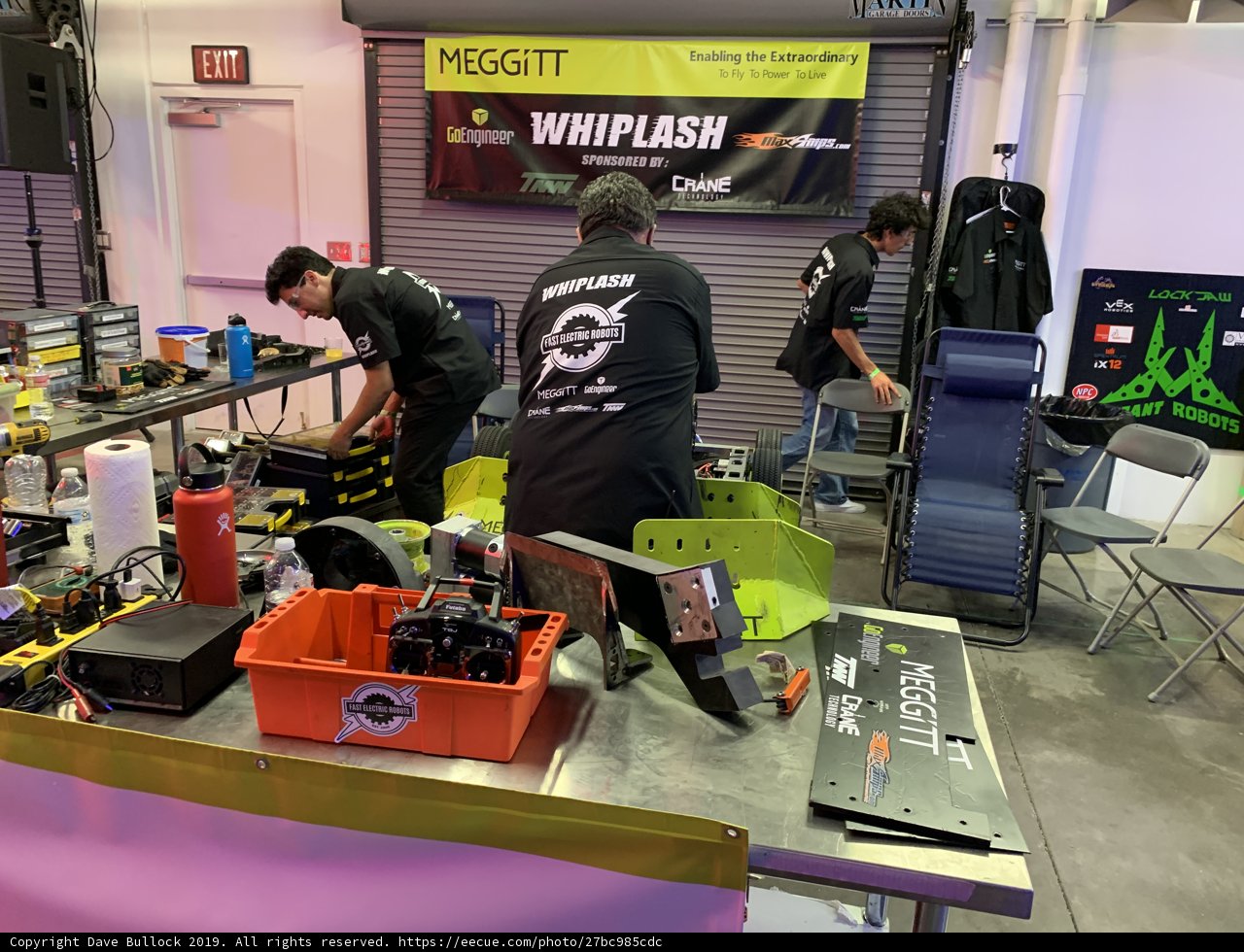 Working on the Bike Show